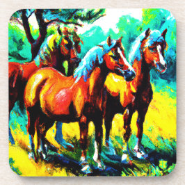 明るく陽気な馬芸。買今 コースター