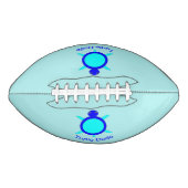 明るく青いカメの男のフットボール アメリカンフットボール (正面)