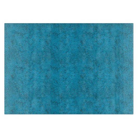 明るく青い質MEDのガラスまな板 カッティングボード (正面)