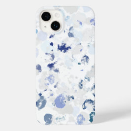 明るく青と灰色のスプラッタ柄 Case-Mate iPhone 14 PLUSケース