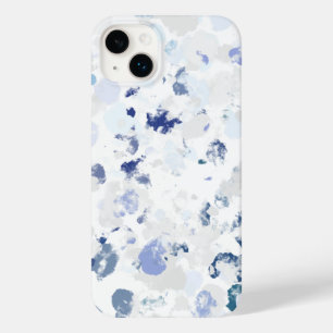 明るく青と灰色のスプラッタ柄 Case-Mate iPhone 14 PLUSケース