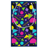 明るく鮮やかな形状 スモールペーパーバッグ (裏面)