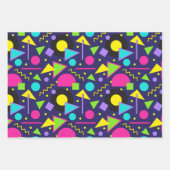 明るく鮮やかな形状 ラッピングペーパーシート (正面)