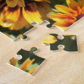 明るく黄色い花のパズル ジグソーパズル (側面)