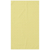 明るく黄色および白いクローバー テーブルクロス (正面)