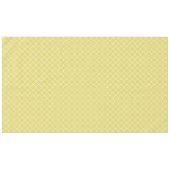 明るく黄色および白いクローバー テーブルクロス (正面(横))