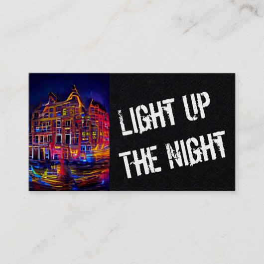 明るく2 – 鮮やかな色の名刺 名刺 (正面)