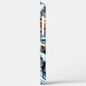 明るく、ねじれた色のビロードまたは羽毛 Case-Mate iPhoneケース (裏面 / 左)