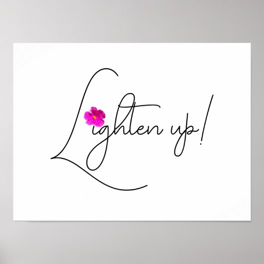 「明るく！」 ポスター (正面)