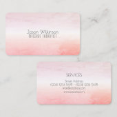 明るく、ミニマルでエキゾチックなスタイル 名刺 (正面/裏面)