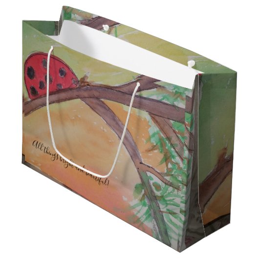 明るく、美しいすべての事 ラージペーパーバッグ (正面アングル)
