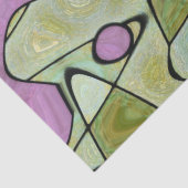 明るく、陽気で、カラフルのサークルと渦巻モダンき 薄葉紙 (詳細)