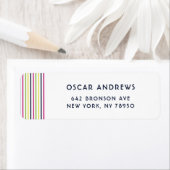 明るさとピカラフルンストリップパターン ラベル (インサイチュ)