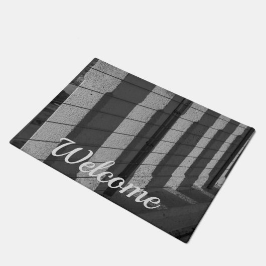 明るさと影のグレースケールの書式設定 ドアマット (アングル)