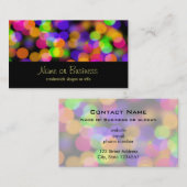 明るさと明きらめくるい《写真》ぼけ味の背景 名刺 (正面/裏面)