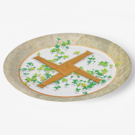 明るさのクロス ペーパープレート (アングル)