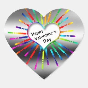 明るさのハート ハートシール