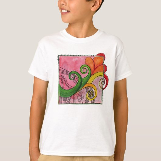 明るさの咲くTシャツ Tシャツ (正面)