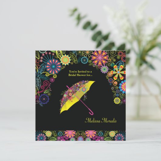 明るさの招待状のシャワー 招待状 (スタンド正面)