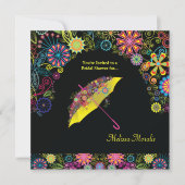 明るさの招待状のシャワー 招待状 (正面)