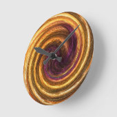 明るさ ラウンド壁時計 (傾斜)