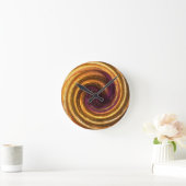 明るさ ラウンド壁時計 (ホーム)