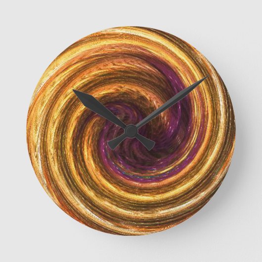 明るさ ラウンド壁時計 (正面)