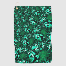 明るさ、レリーフ、 浮き彫りのような緑の色調 ゴルフタオル