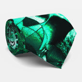 明るさ、レリーフ、 浮き彫りのような緑の色調 ネクタイ (ロール)