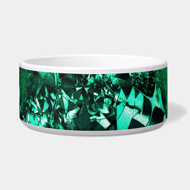 明るさ、レリーフ、 浮き彫りのような緑の色調 ボウル (正面)