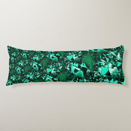 明るさ、レリーフ、 浮き彫りのような緑の色調 ボディピロー (正面)