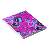 明るさ、抽象芸術、マゼンタ ノートパッド (アングル)