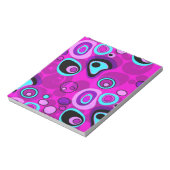 明るさ、抽象芸術、マゼンタ ノートパッド (回転)