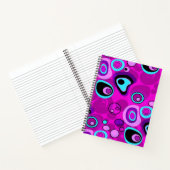 明るさ、抽象芸術、マゼンタ ノートブック (内部)