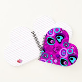 明るさ、抽象芸術、マゼンタ ノートブック (内部)