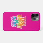 明るすぎる気に – ネオンドリップタイポグラフィとボール Case-Mate iPhoneケース (裏面(横))