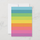 明るカラフルいお礼の写真 サンキューカード (裏面)