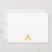 明るカラフルいクリスマス·パーティー 招待状 (裏面)