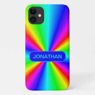明るカラフルい虹 iPhone 11 ケース