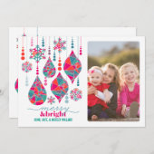 明るメリーいオーナメント シーズンカード (正面/裏面)