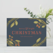 明るメリーいクリスマスの挨拶 シーズンカード (スタンド正面)