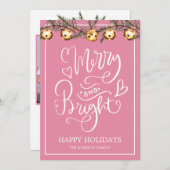 明るメリーい家族写真のクリスマス (正面/裏面)