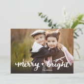 明るメリーい手でクリスマスカード シーズンカード (スタンド正面)