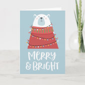 『明るメリーい白熊のクリスマス』 シーズンカード (正面)