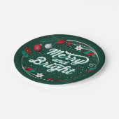 明るメリーい紙プレート ペーパープレート (アングル)