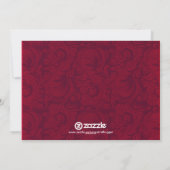 明るメリーい3枚写真フラットカードCranberry Red シーズンカード (裏面)