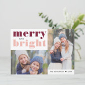 明るメリーい| Merlotモダンと赤面の写真 シーズンカード (スタンド正面)