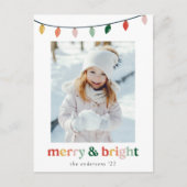 明るモダンい2枚の写真 シーズンポストカード (正面)