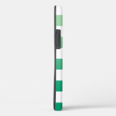 明る市松模様にい色から濃い緑のオンブレパターン Case-Mate iPhoneケース (裏面 / 右)