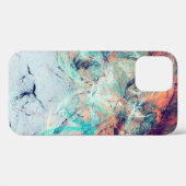 明る芸術的い跳ね。抽象芸術絵画トレンディー Case-Mate iPhoneケース (裏面 (横))